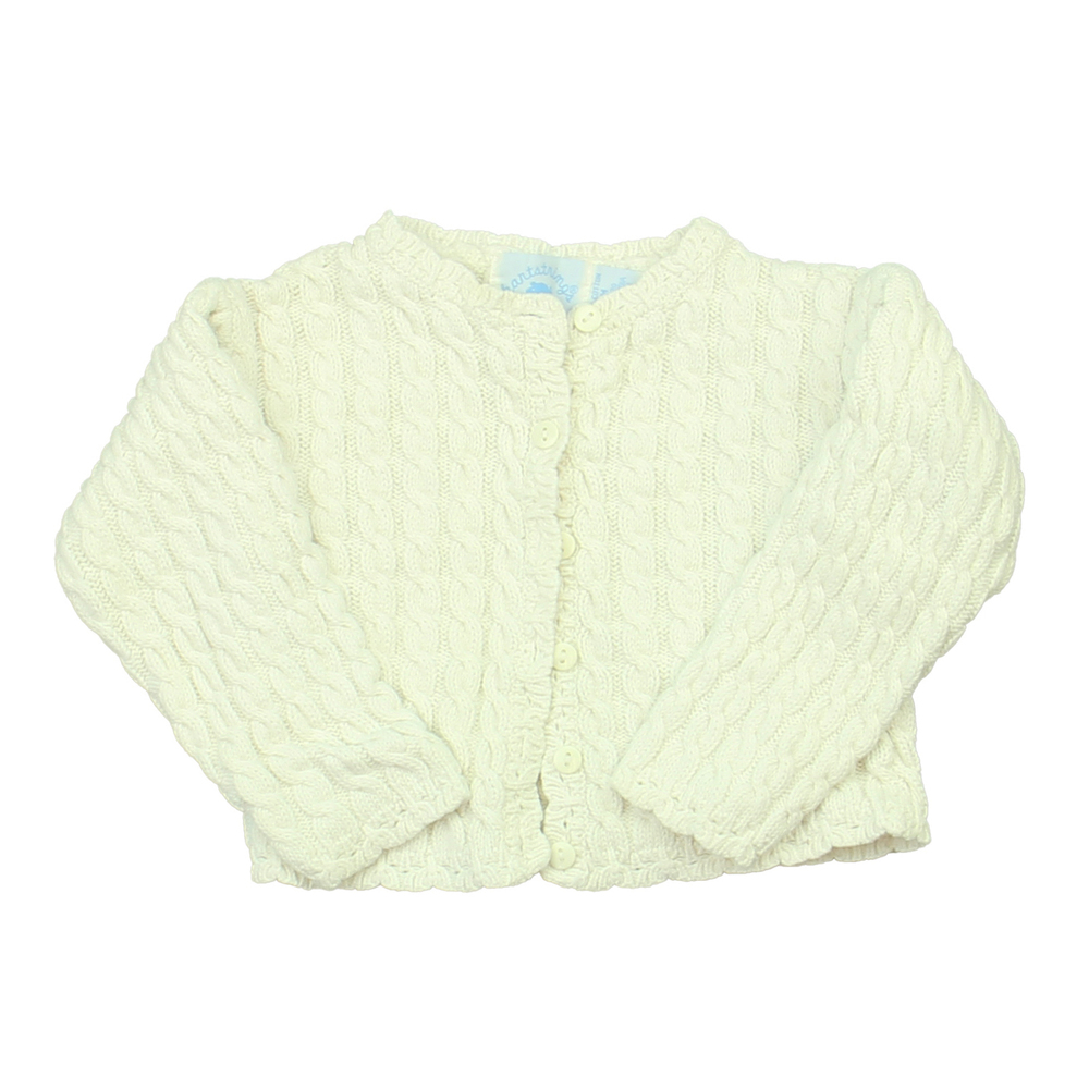 Hartstrings Girls White Cardigan size: 18 Months